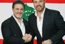 صورة عاصي الحلاني وملحم زين في عيد استقلال لبنان